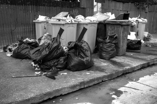 Different sizes of skip containers available for hire in Brompton